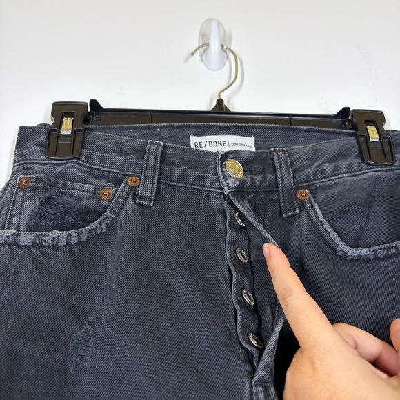 Re/Done High Rise Loose Jean Size 24 - Picture 8 of 12